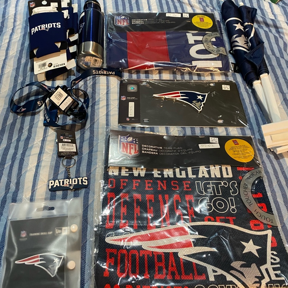 New England Patriots bundle. Everything in photos included in bundle sale